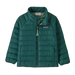 Patagonia Baby Down Sweater™ in cascade green, front view