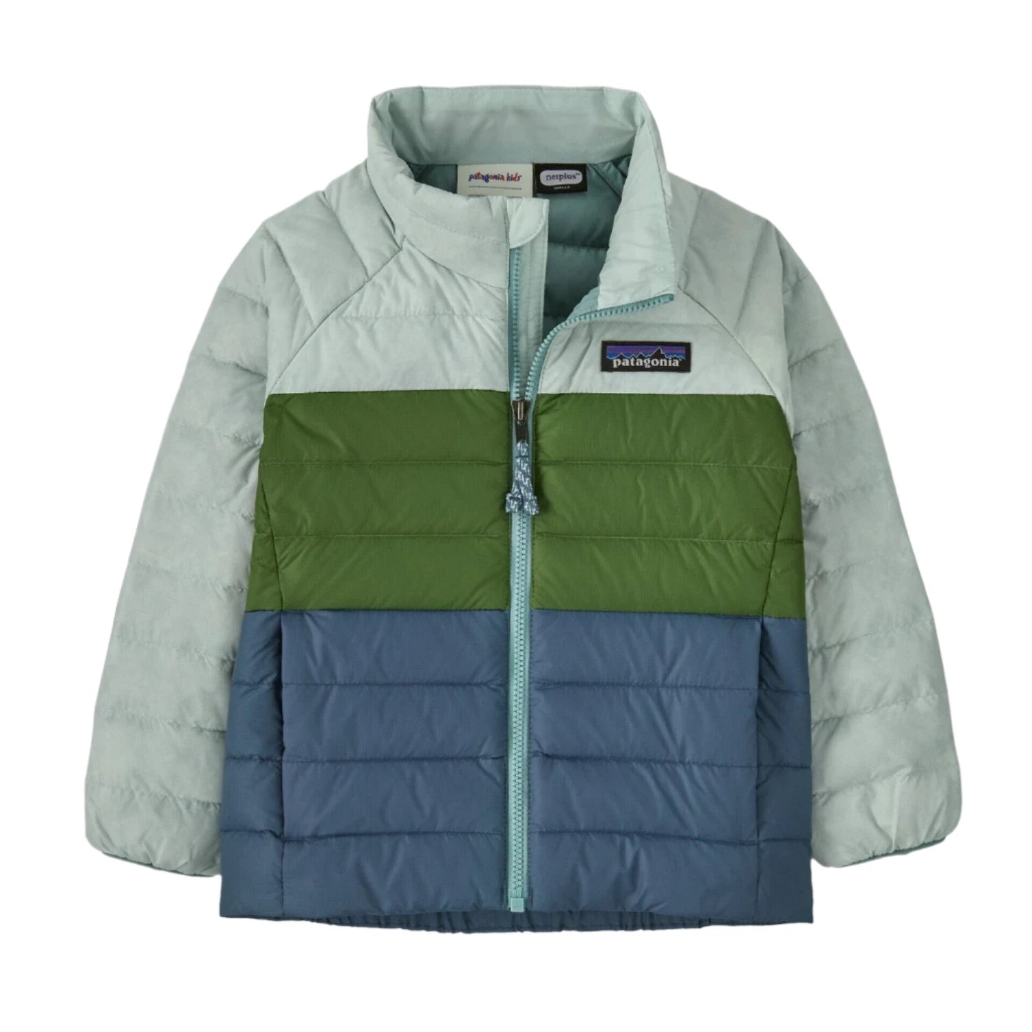 Patagonia Baby Down Sweater™ Jacket in wispy green, flat front