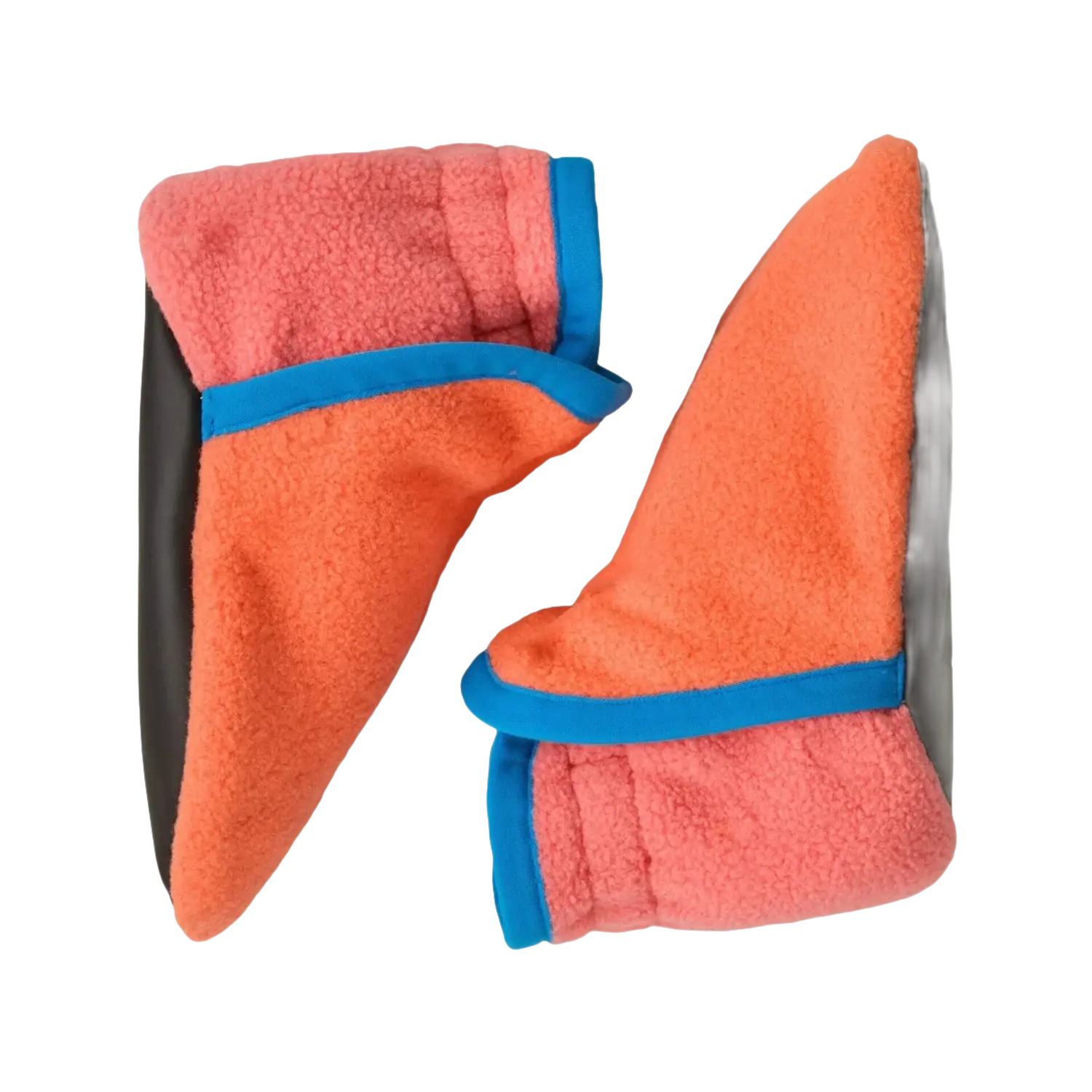 Patagonia Baby Synchilla™ Fleece Booties in new sparkle pink, pair top view