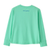 Patagonia Baby Long-Sleeved Capilene® Silkweight T-Shirt in mother ray's band & early teal, back view