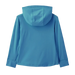 Patagonia Baby Capilene® Silkweight Hoody in island turtle & shore blue, back view