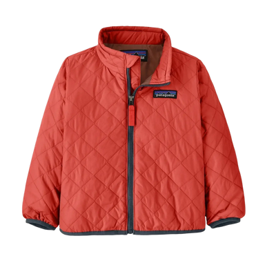 Patagonia Baby Nano Puff® Jacket in amanita red, flat front view