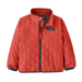 Patagonia Baby Nano Puff® Jacket in amanita red, flat front view