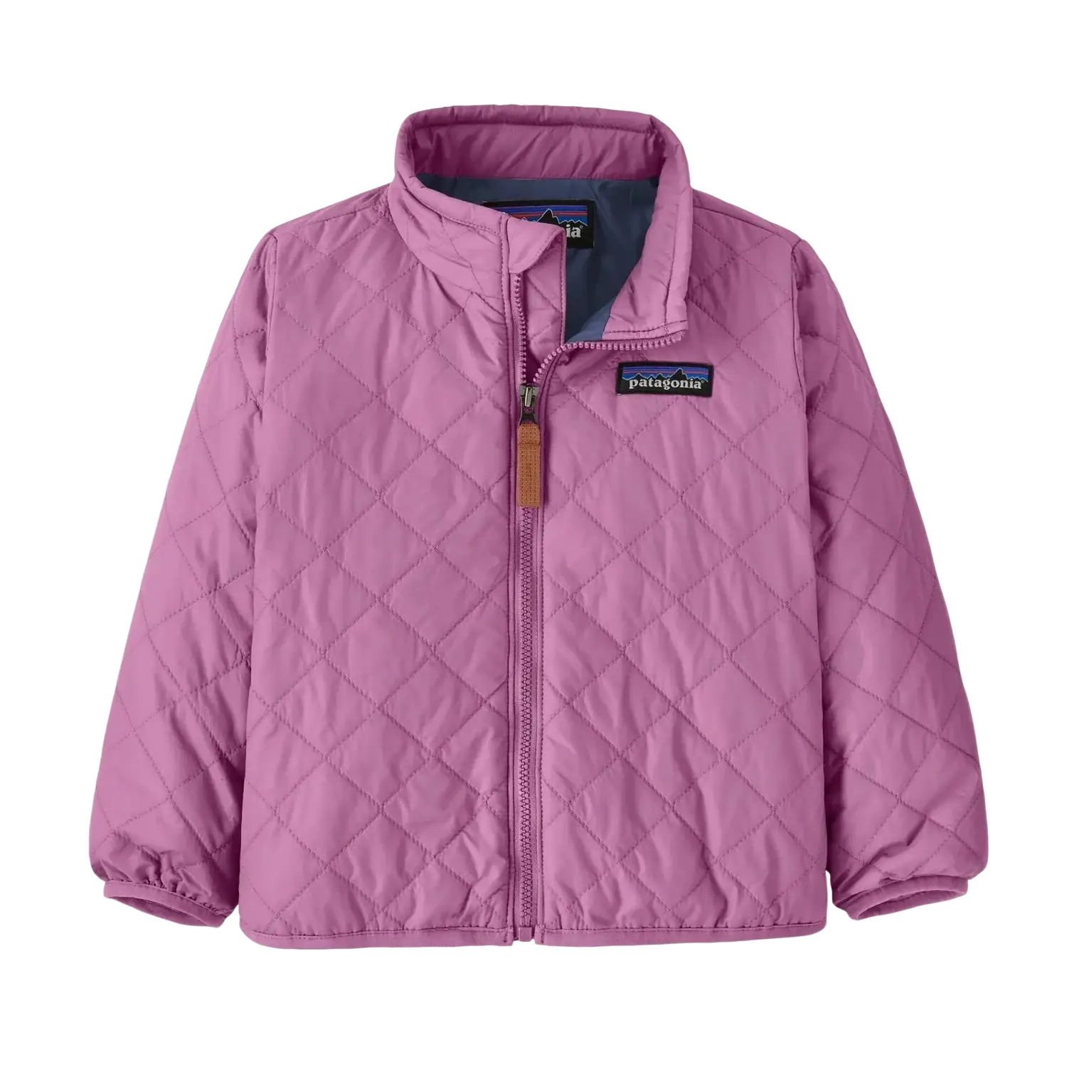 Patagonia Baby Nano Puff® Jacket in brisk purple, front view