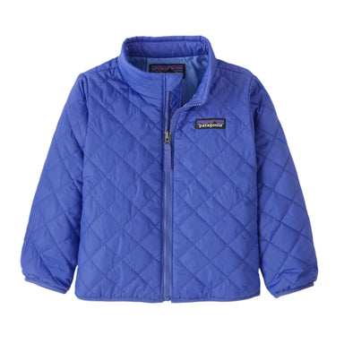 Patagonia Baby Nano Puff® Jacket in eddy blue, flat front view