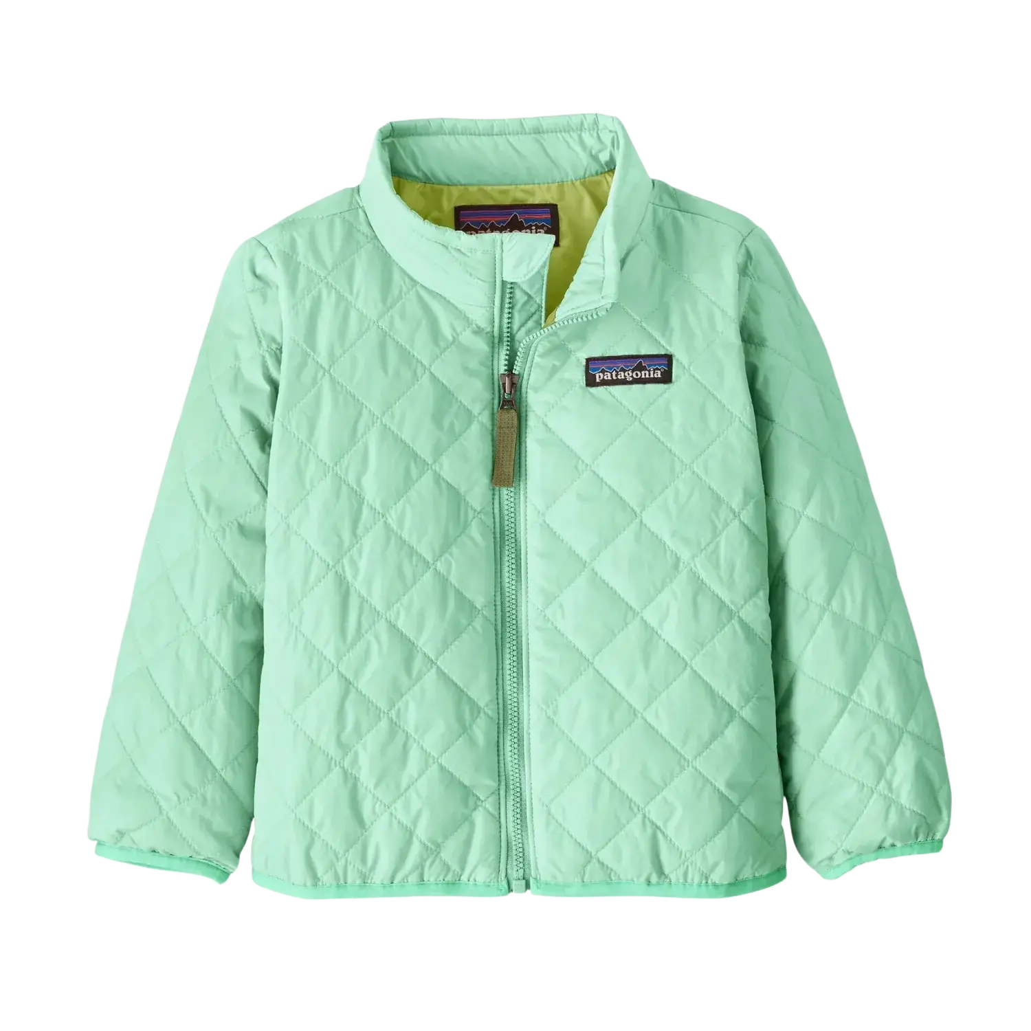 Patagonia Baby Nano Puff® Jacket in early teal, front view
