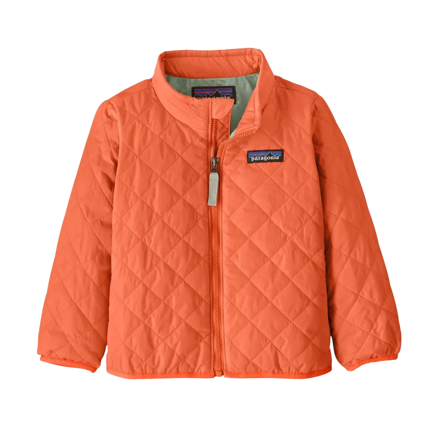 Patagonia Baby Nano Puff® Jacket in orange peel, front view