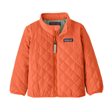 Patagonia Baby Nano Puff® Jacket in orange peel, front view