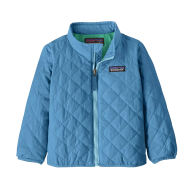 Patagonia Baby Nano Puff® Jacket in shore blue, front view