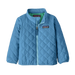 Patagonia Baby Nano Puff® Jacket in shore blue, front view