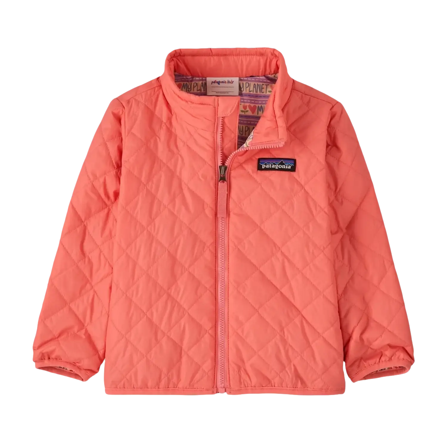Patagonia Baby Nano Puff® Jacket in sparkle pink, front view