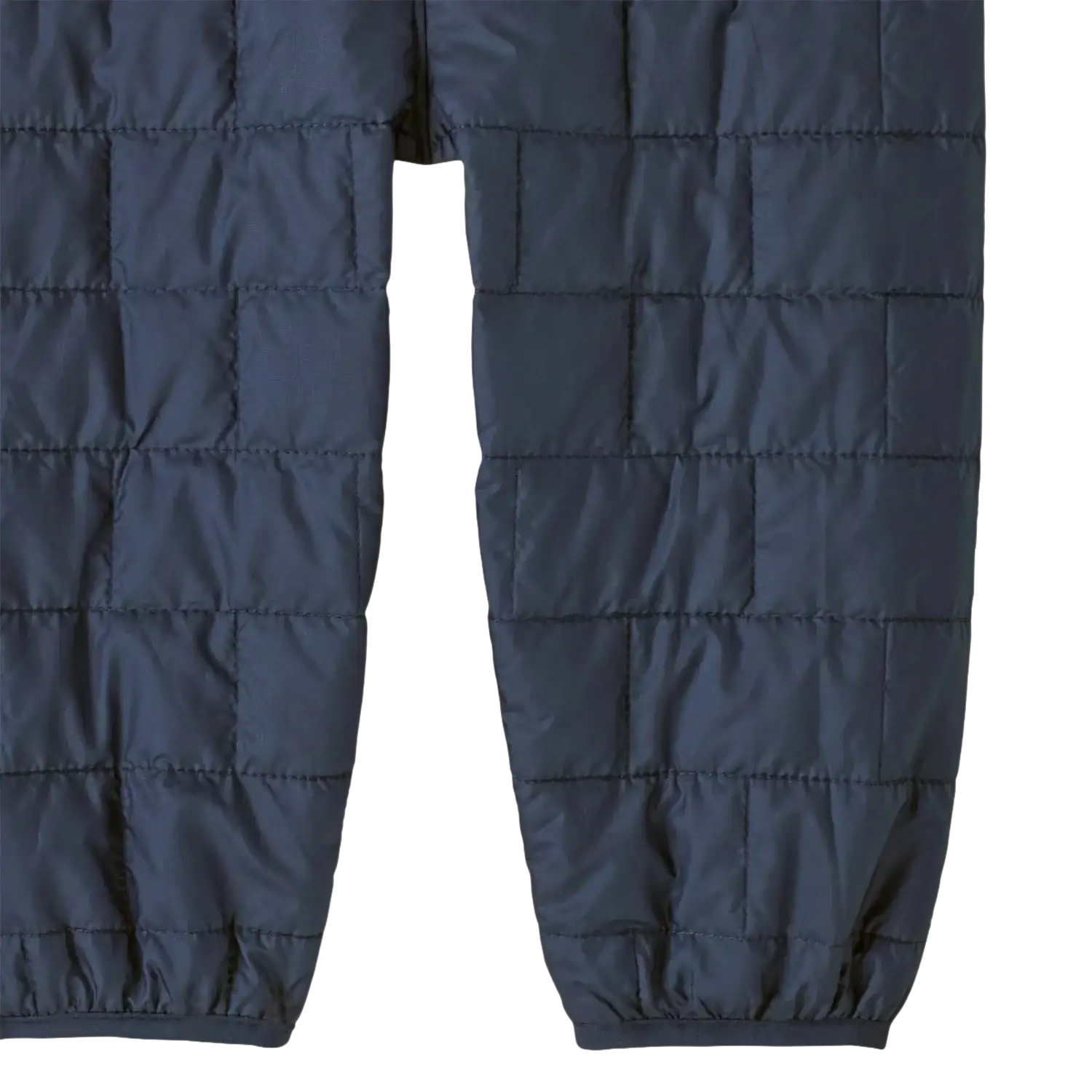 Patagonia Baby Nano Puffer-Alls in new navy, cuff detail view