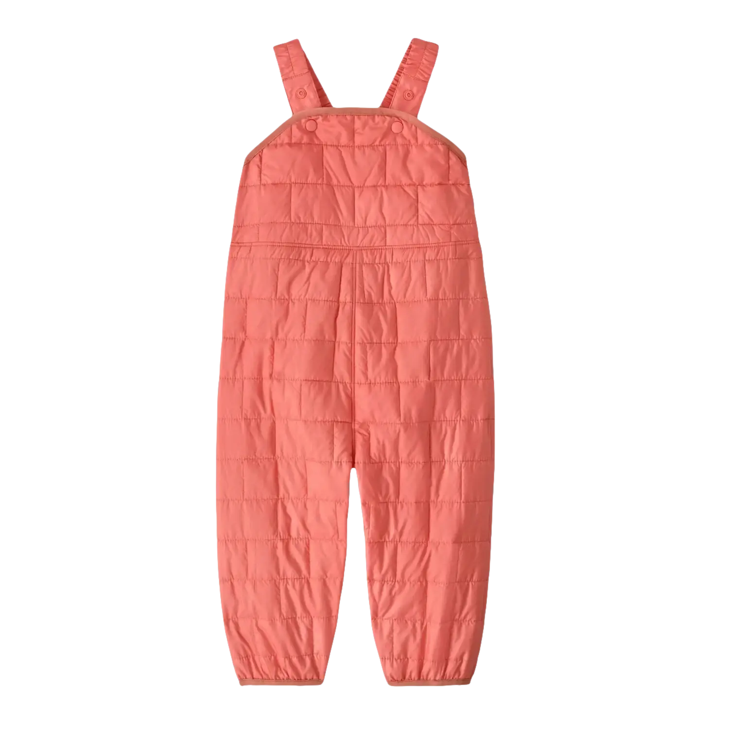Patagonia Baby Nano Puffer-Alls in sparkle pink, front view