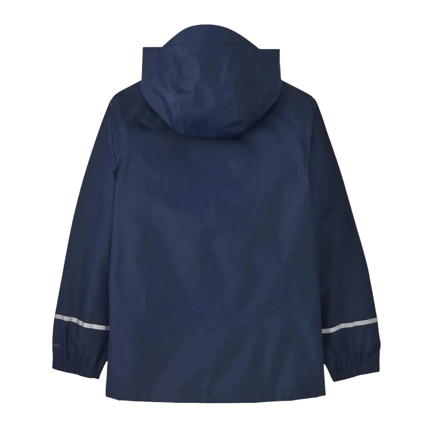 Patagonia Kid's Torrentshell 3L Rain Jacket in new navy, back view