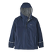 Patagonia Kid's Torrentshell 3L Rain Jacket in new navy, front view