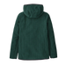 Patagonia Kids' R1® Air Full-Zip Hoody in cascade green, flat back view
