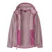 Patagonia Kids' R1® Air Full-Zip Hoody in quiet violet, front unzipped view