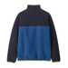 Patagonia Kid's Lightweight Synchilla® Snap-T® Fleece Pullover in clement blue, back view