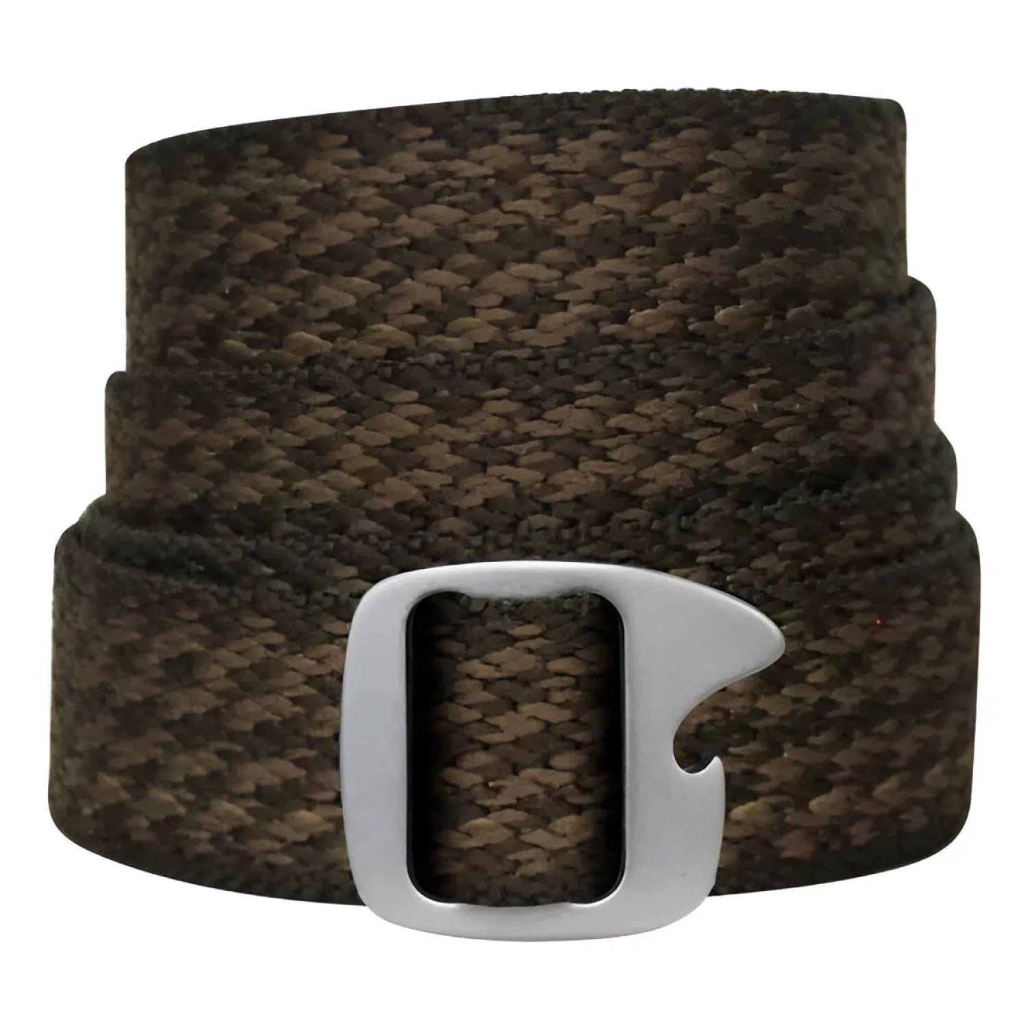 Bison Tap Cap™ Gunmetal Buckle 30mm in chestnut, front view