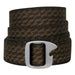 Bison Tap Cap™ Gunmetal Buckle 30mm in chestnut, front view