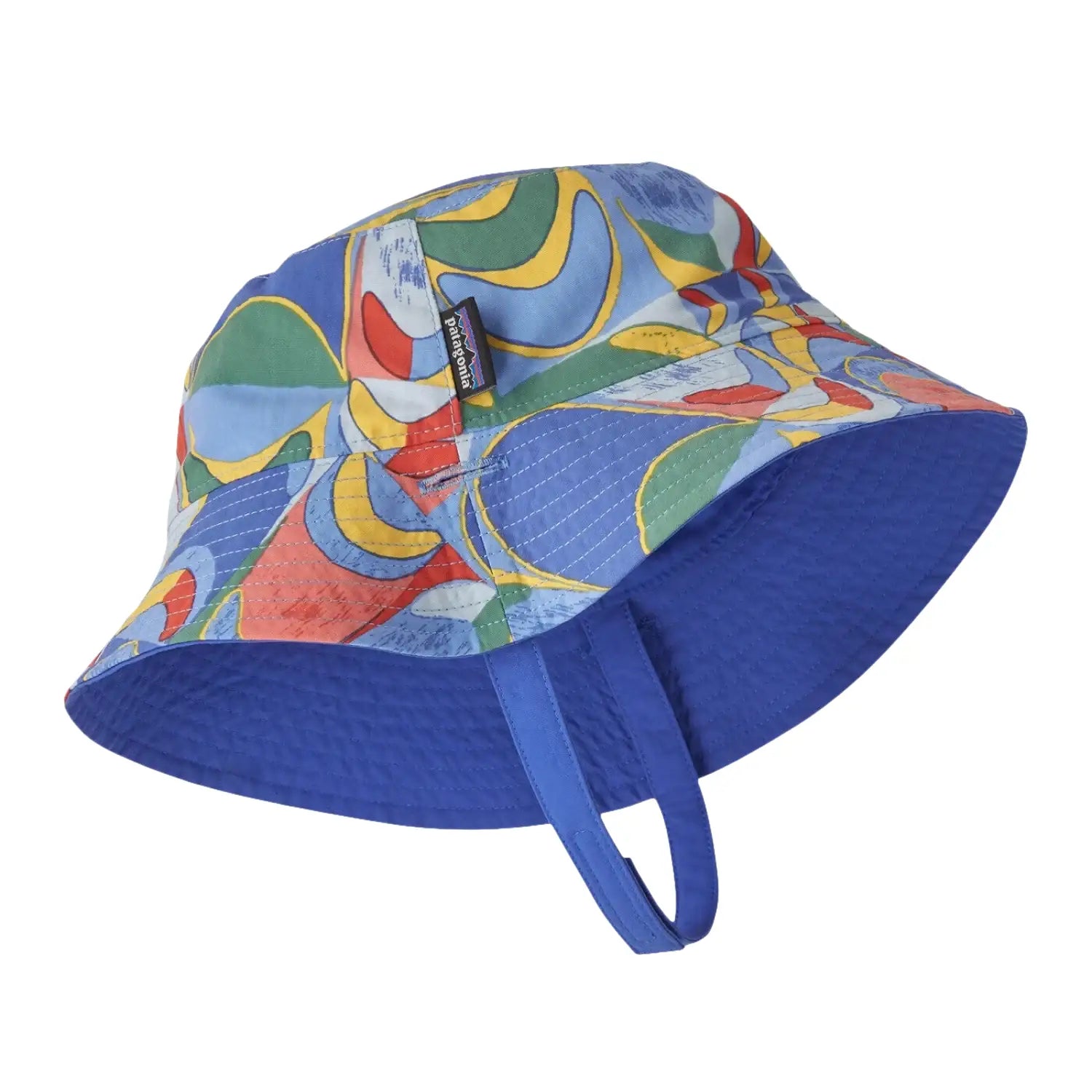 PATAGONIA Baby Sun Bucket Hat SWALLOWTAIL GEO/BLUE