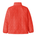 Patagonia Kid's Nano Puff Jacket in sizzle red, flat back view