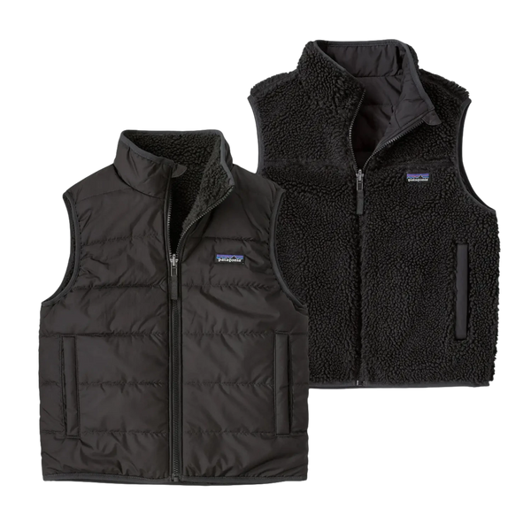 Patagonia Kid's Reversible Ready Freddy Vest | Quilted Down