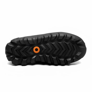 BOGS Women's Classic Seamless Tall Farm Boots in black, sole view