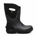 BOGS Women's Classic Seamless Mid Farm Boots in black, side view