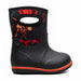 BOGS Baby Classic Acid Camo Winter Boot in black multi, side view