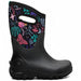 BOGS Kid's Classic Seamless Cosmic Forest Boot in black multi, side view