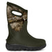 BOGS Kid's Classic Seamless Realtree APX Winter Boot in realtree camo, side view