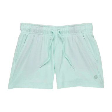 Free Fly Kid's Breeze Short in tropic sea, front view