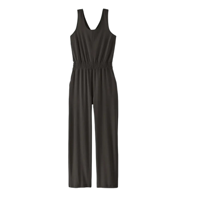 Patagonia Women's Terrebonne Traveler Jumpsuit in black, front view