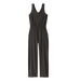 Patagonia Women's Terrebonne Traveler Jumpsuit in black, front view