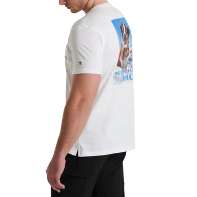 KUHL Men's St. Bernard™ Tee in white, on model side view