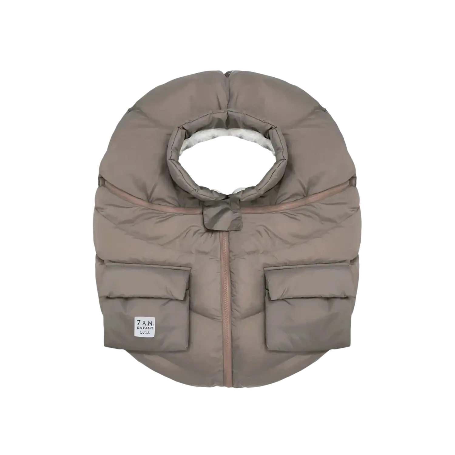 7am Enfant Car Seat Cocoon Oslo Cloud in chestnut, top view