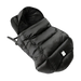 7AM Baby Heavyweight K-Poncho in black plush, cover over stroller
