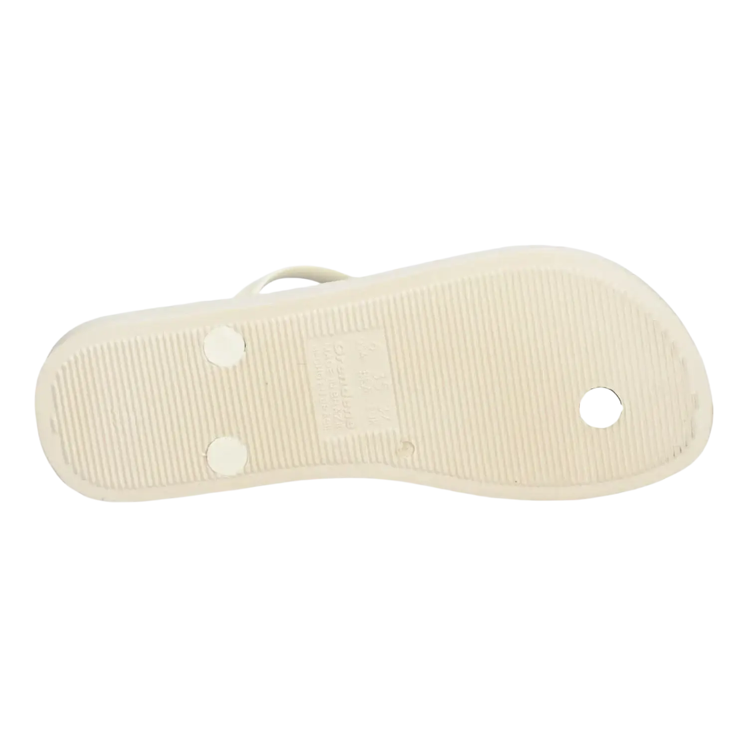 Ipanema Women's Anatomica Temas XVI Sandal in tropical yellow, sole view