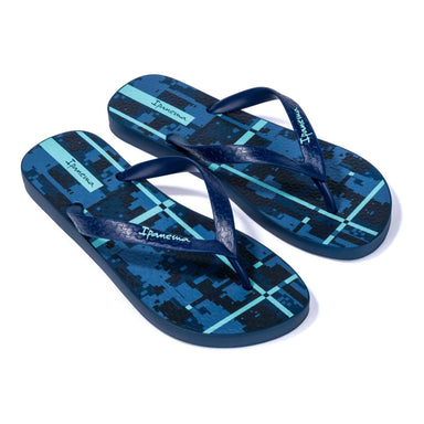 Ipanema Men's Summer VI Sandal in blue, side view