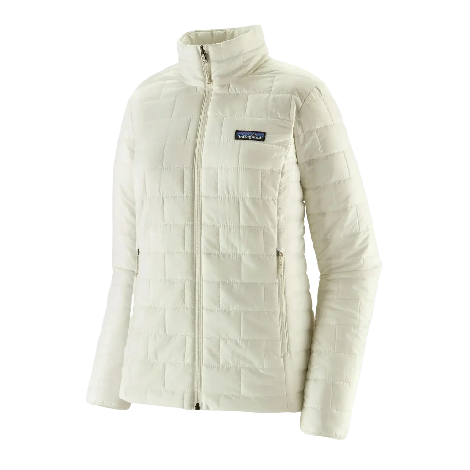 Patagonia Women's Nano Puff® Jacket in birch white, front view