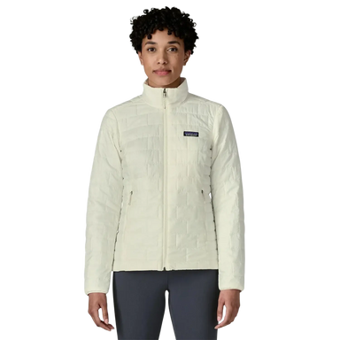 Patagonia Women's Nano Puff® Jacket in birch white, on model front view