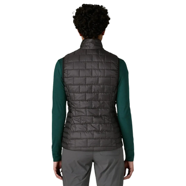 Patagonia Women's Nano Puff® Vest in black, on model back view