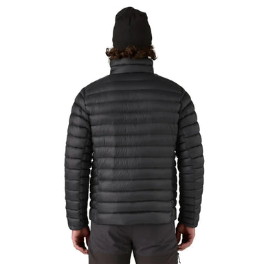 Patagonia Men's Down Sweater™ Jacket in black, on model back view