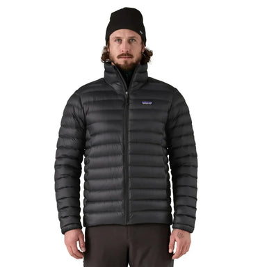 Patagonia Men's Down Sweater™ Jacket in black, on model front view