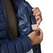 Patagonia Men's Down Sweater™ Jacket in new navy, inner chest pocket detail