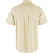 Fjall Raven M's Övik Travel Short Sleeve Shirt in chalk white, back view