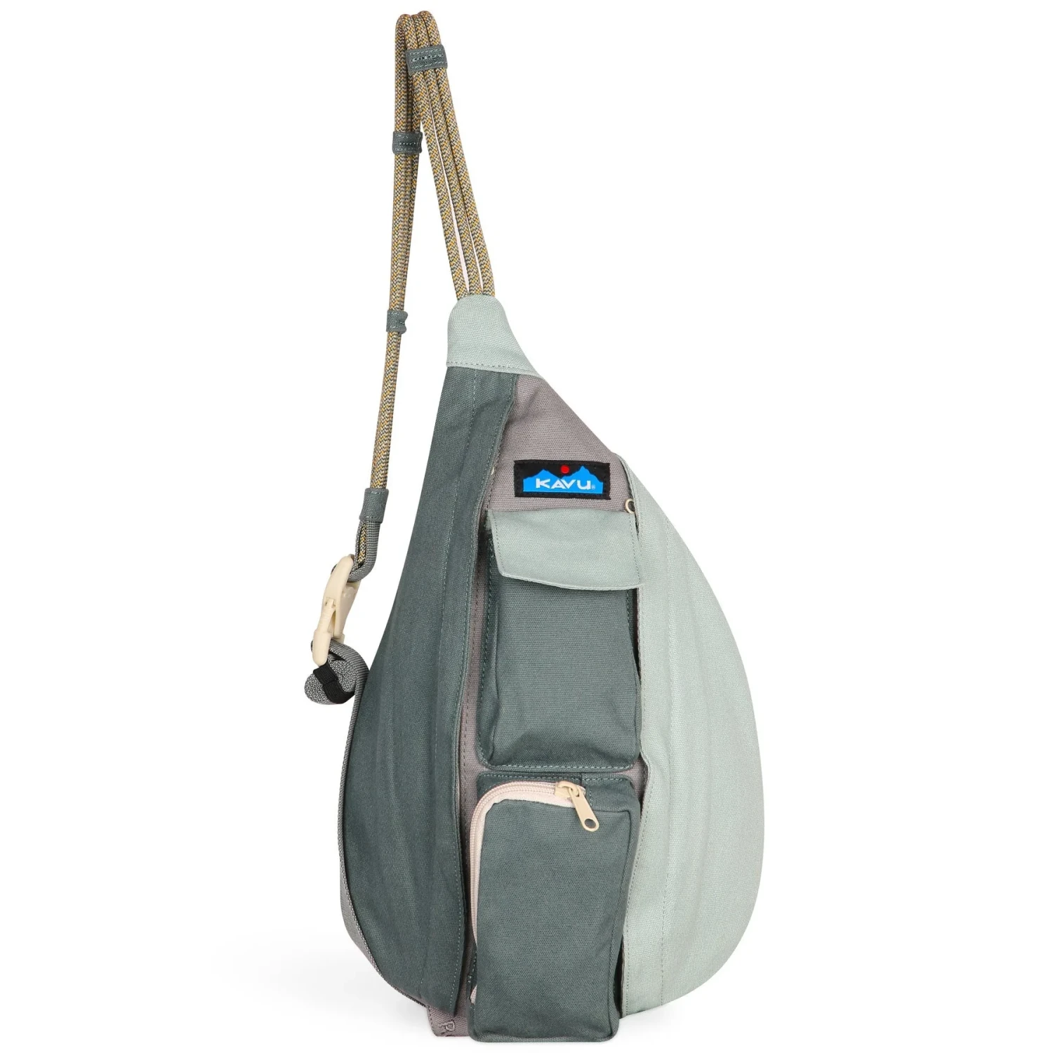 Kavu Mini Rope Bag in alpine lake, front view