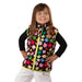 Boulder Gear Kid's D-Lite Puffer Vest in chalk, on model front view
