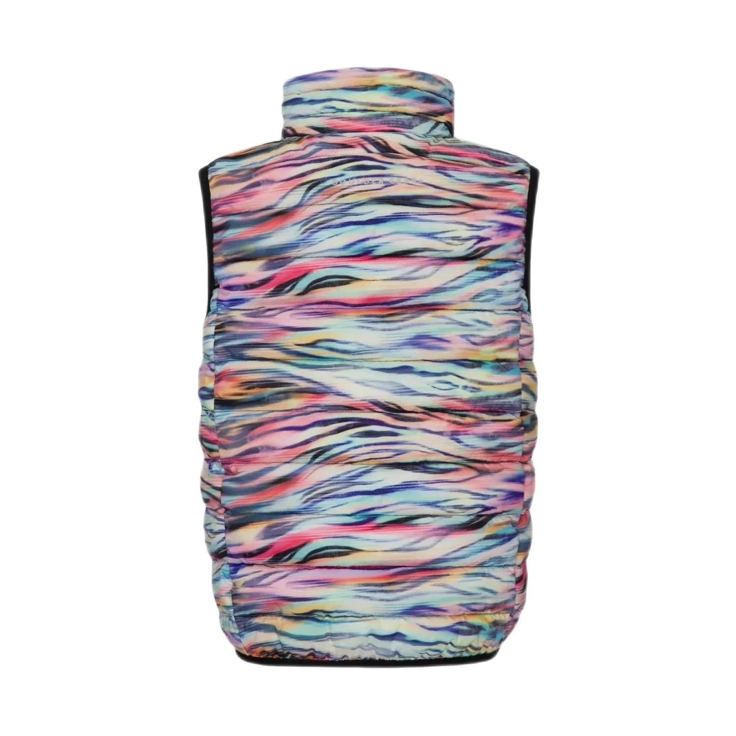 Boulder Gear Kid's D-Lite Puffer Vest in zippy zebra, flat back